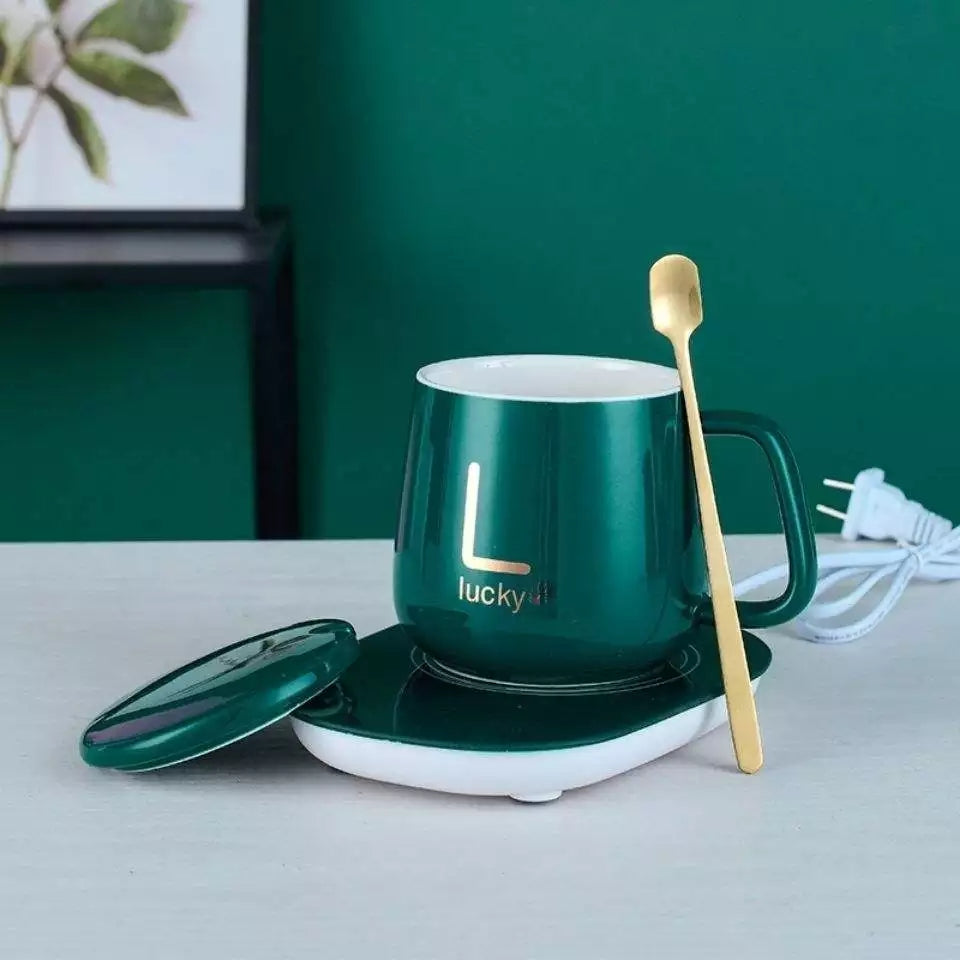 TAZA DE CERÁMICA CALENTADORA